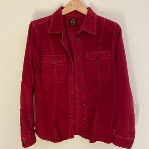 Overland Ruby Red Brushed Cotton Shirt